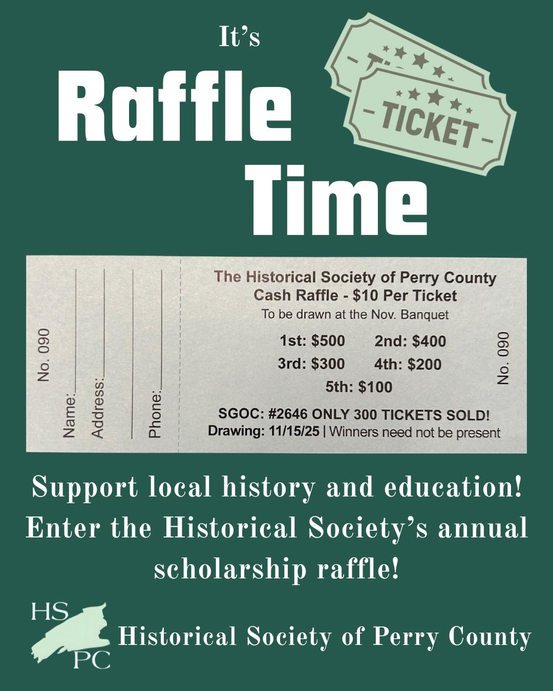 Perry Baseball Gun Raffle News | Historical Society of Perry County